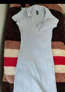 H&amp;M Sale  BabyBlue 🍒Jersy Bodycon Dress