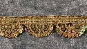 Beautiful Gold Sequin Lace Trim