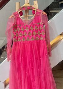 Stunning Pink Embroidered Gown