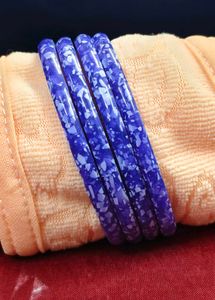 Set of 5 Blue Bangles