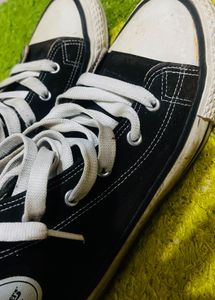 Classic Black &amp; White Sneakers