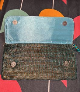 Sequin Hand Clutch Shimmery Partywear