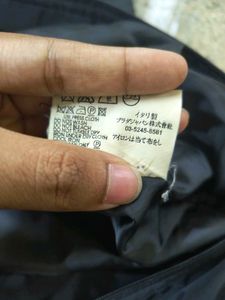 Prada Black Hooded Jacket