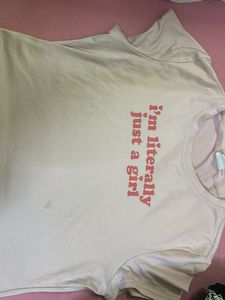 Cute "Just a Girl" Graphic Tee