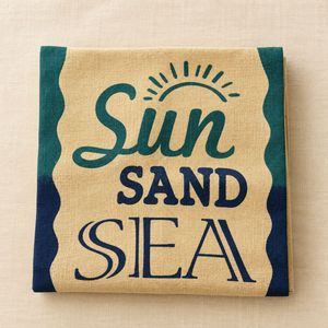 Sun Sand Sea Decorative Pillow Cover