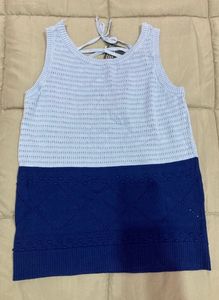 RoadsterCasual Sleeveless Self Design WomenBlue To