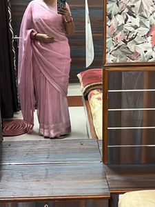 Elegant light Pink Saree