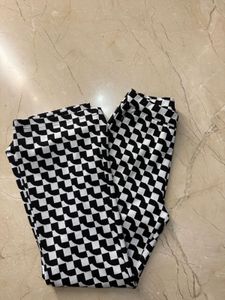 retro printed flared pants