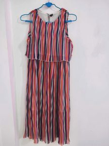 Colorful Striped Sleeveless Dress