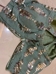 lehenga and Blouse With Squin