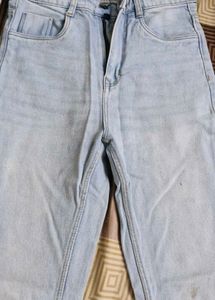 Light Wash high waist Denim Jeans
