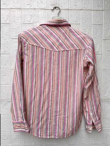 New with tag Striped Button-Up Shirt Pocket