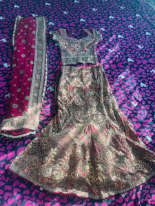 Heavy work vintage Lehenga Choli Set