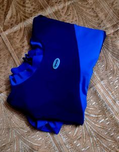 Modest Blue Swimsuit with Skirt