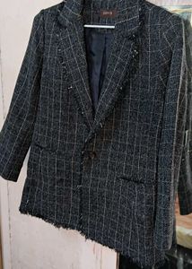 Checkered Blazer