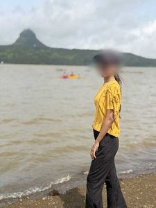 Stylish Yellow Printed Top