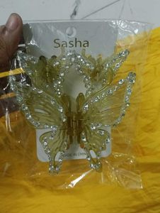 Sparkling Butterfly Hair Claw Clip