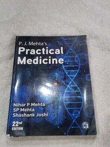 P. J. Mehta's Practical Medicine 22nd Edition