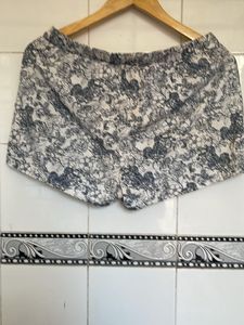 Floral Print Pajama Shorts