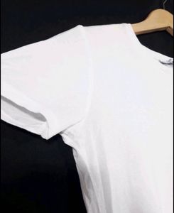 Classic White Crew Neck T-Shirt