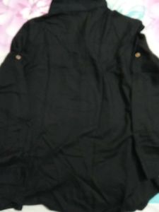 Classic Black Button-Up Shirt