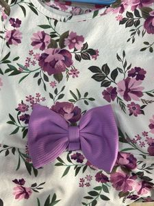 Floral Print Girls' Dress with jacket