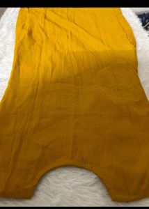 Yellow Embroidered Kurta Set with Dupatta