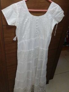 Elegant White Chikankari Kurta