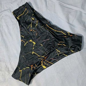 🤎 Stylish Marble Print Bikini Bottom