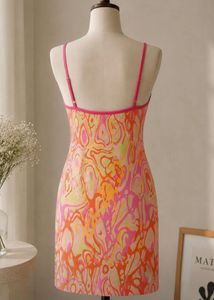 Funky Abstract Print Mini Dress