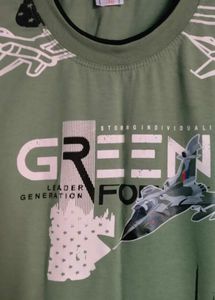 Green Full Sleeves Shirt for kids boys