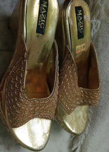 Golden Flats &amp; Sandals