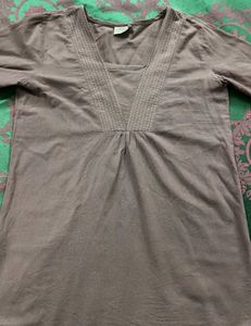 Comfortable V-Neck Tunic Top