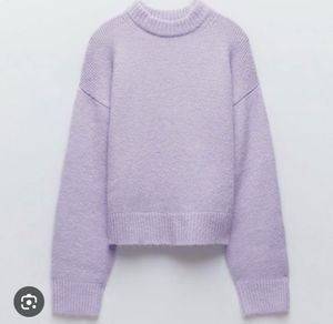 ZARA Lilac Pullover Sweater