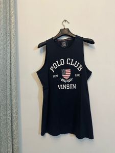 Navy Polo Club Sleeveless T-Shirt 🇩🇪