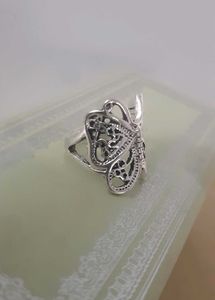 Intricate Butterfly Ring