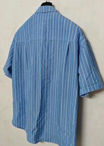 🔥Blue Striped Short Sleeve Shirt
