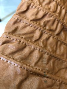 Brown Faux Leather Jacket