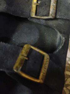 Comfortable Black Double Strap Sandals