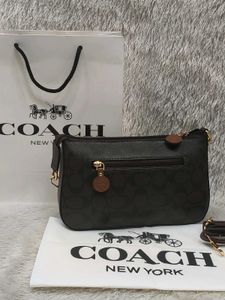 Coach Monogram Chain Bag