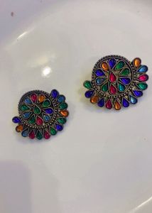 Boho Multicolor Dangle Earrings