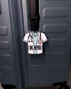 Customisable Name Doctor's Coat Keychain