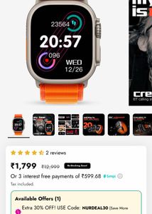 NU REPUBLIC Creed Ultra Smartwatch