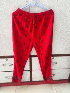 Black &amp; Red Ethnic Kurta Set