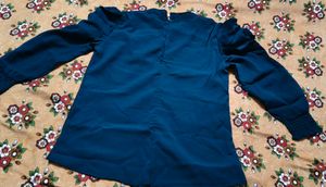 Elegant Top with Puff Sleeves (Brand New)