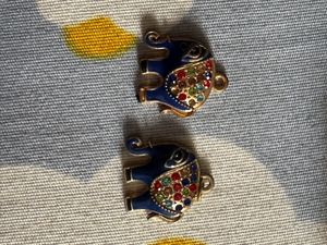Cute Elephant Charms (Set of 2)