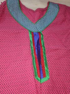 Three Fourth Formal Straight Kurta
