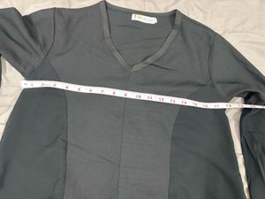 Chic Black Bell Sleeve Top