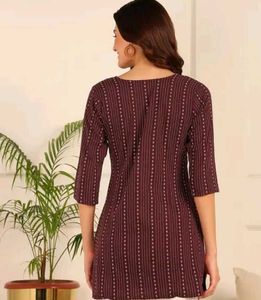 Short Coffee Kurta