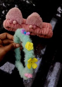 Cute Furry Headband Set